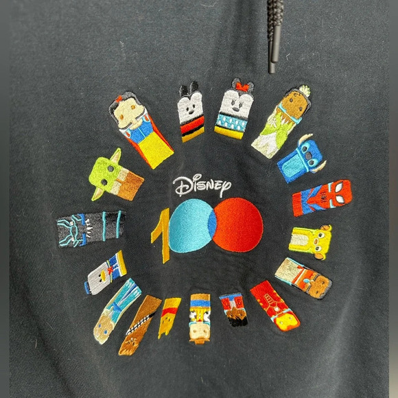 Disney 100 Character Hoodie Mickey, Minnie, Snow White, Etc. Unisex - Size XXL - Picture 3 of 8